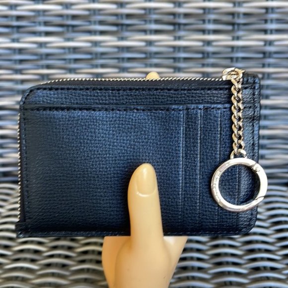 Kate Spade Darcy Medium L-Zip Card Holder Black - Picture 12 of 15